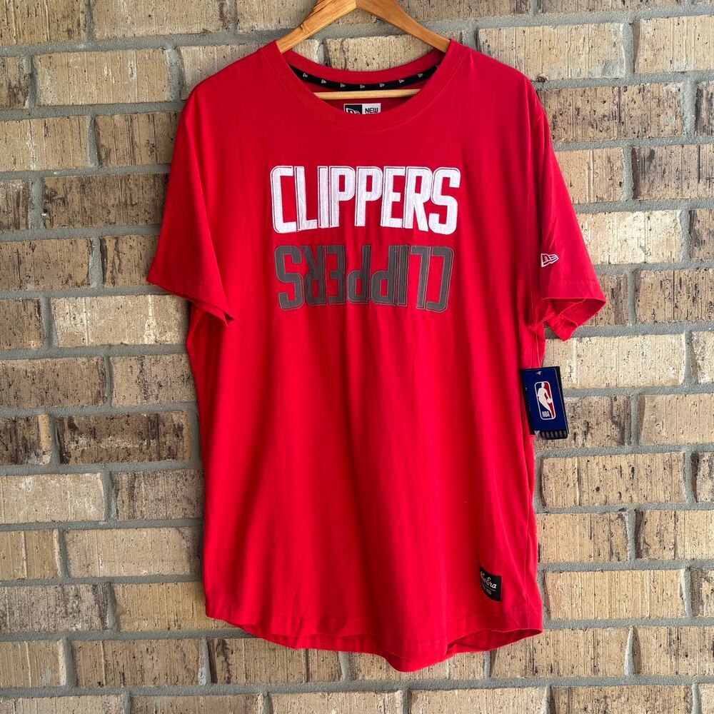 LA Clippers NBA T Shirt Mens XL Red New With Tags